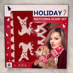 Dog and Parent Matching Scarf Set